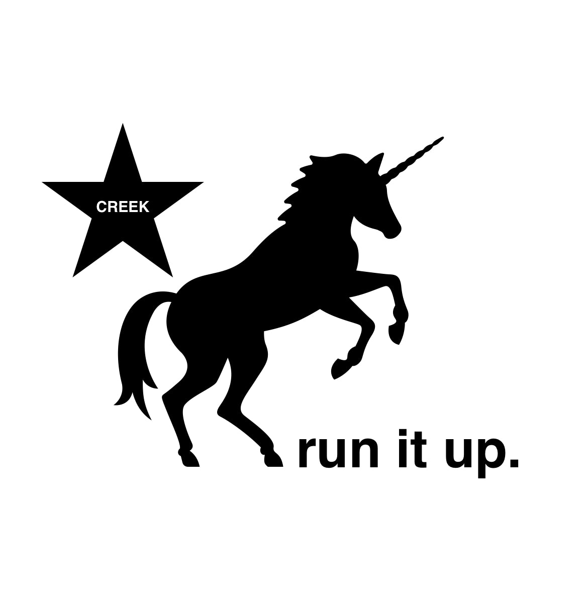 Run it up. Tee