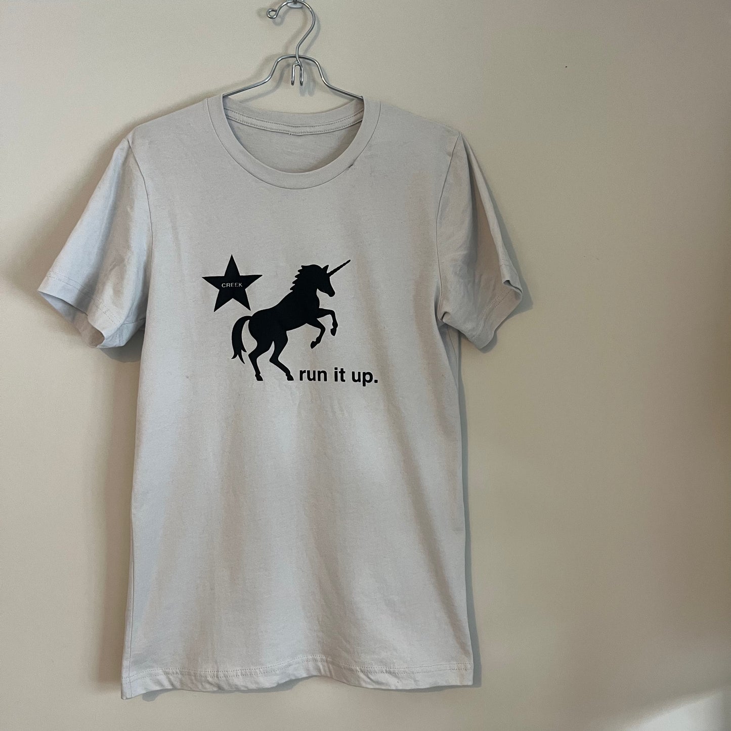 Run it up. Tee