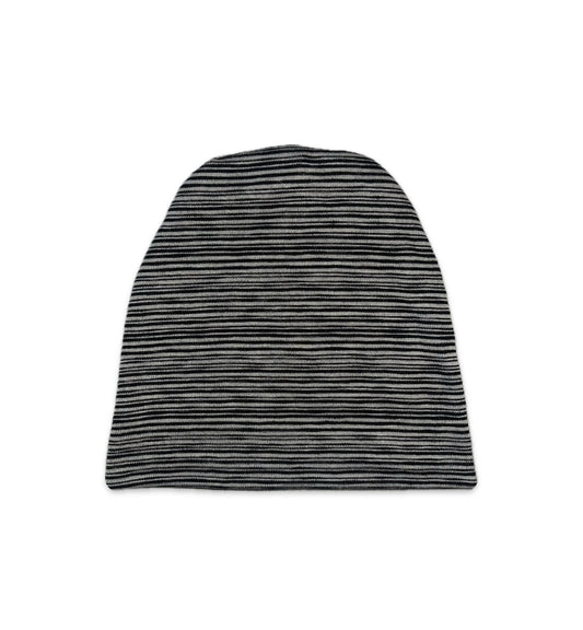 Slouch beanie in stripes
